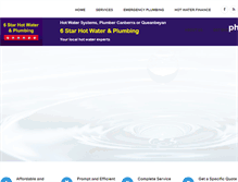 Tablet Screenshot of hotwatersystems-plumbing.com.au